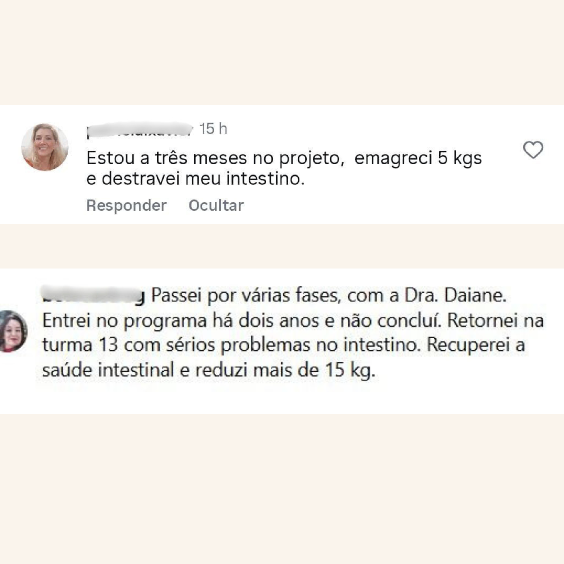 5 kg a menos e intestino destravado em 3 meses